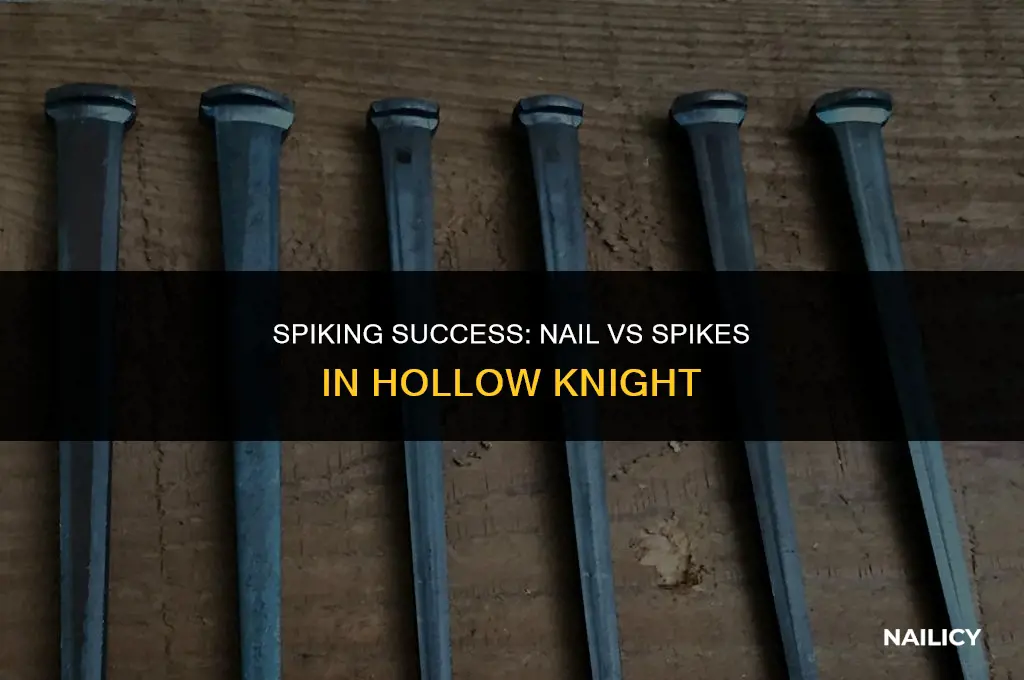 can i use nail on spikes in hollow knight