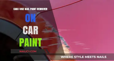 Using Nail Paint Remover on Car Paint: Safe or Not?