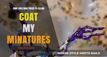 DIY Miniature Clear Coat: Nail Polish or Not?