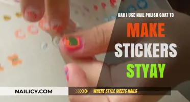 Nail Polish Coat Hack: Can It Keep Stickers Securely in Place?