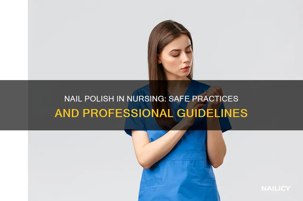 can i use nail polish nursing