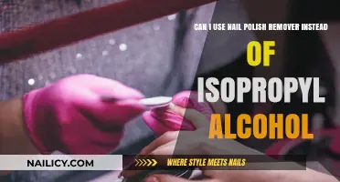 Nail Polish Remover: A Smart Substitute for Isopropyl Alcohol?