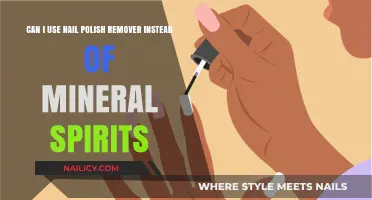 Nail Polish Remover: A Viable Mineral Spirit Substitute?
