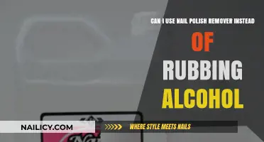 Nail Polish Remover: A Substitute for Rubbing Alcohol?