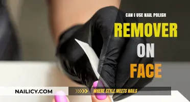 Avoid Using Nail Polish Remover on Your Face