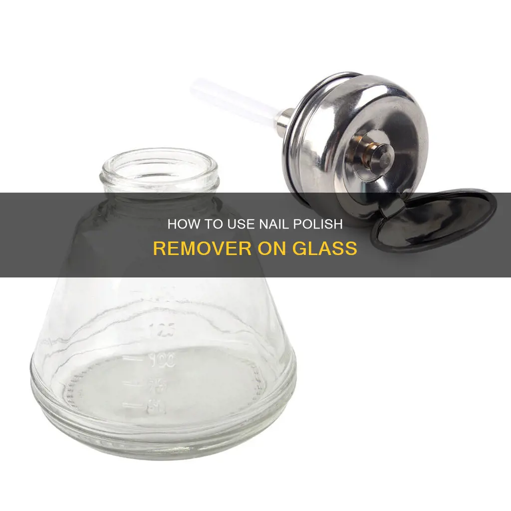 can i use nail polish remover on glass