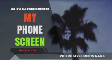 Clean Your Phone Screen with Nail Polish Remover?