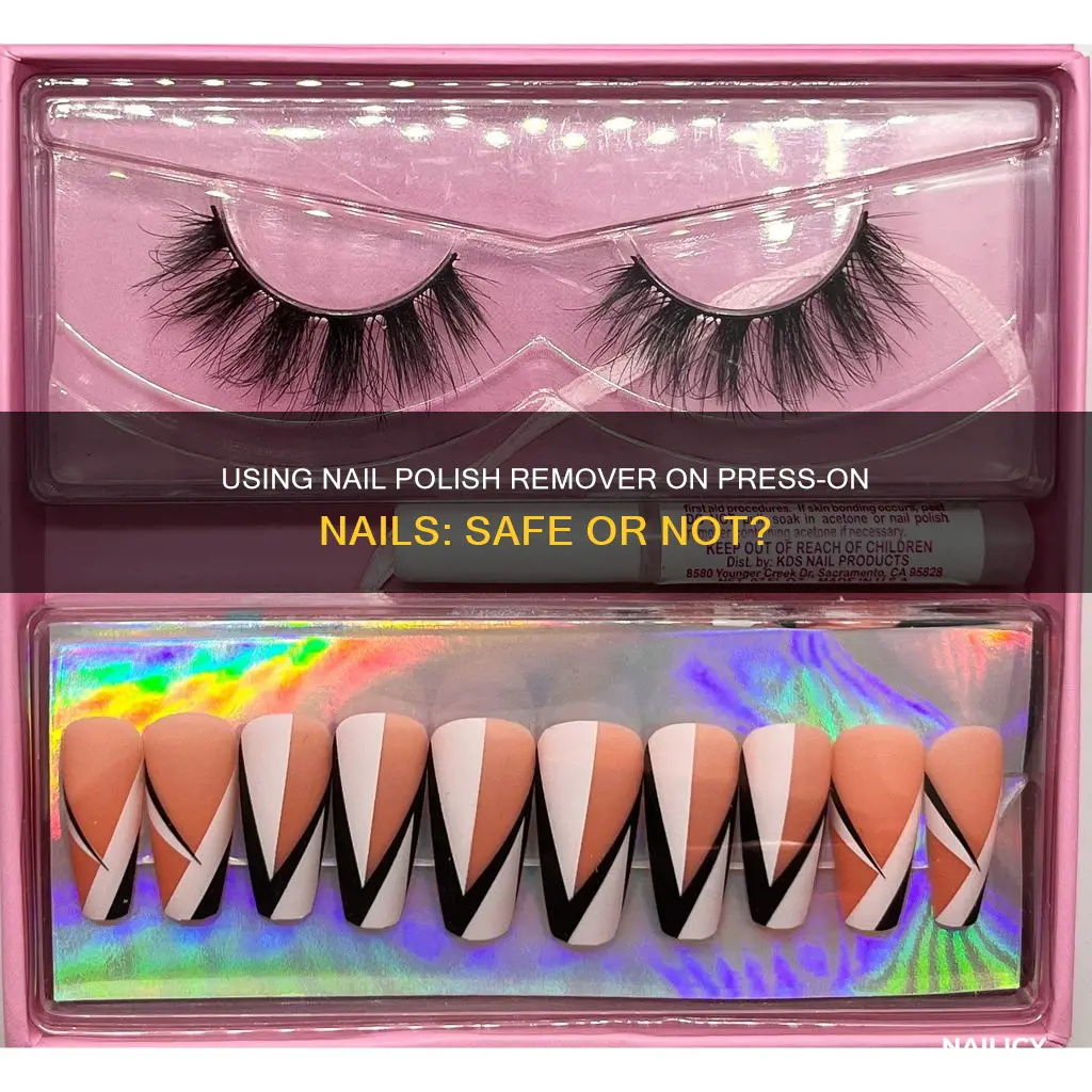can i use nail polish remover on press on nails