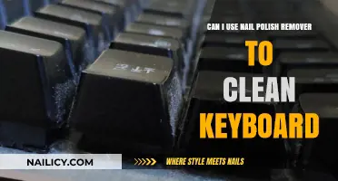 How to Clean Your Keyboard with Nail Polish Remover