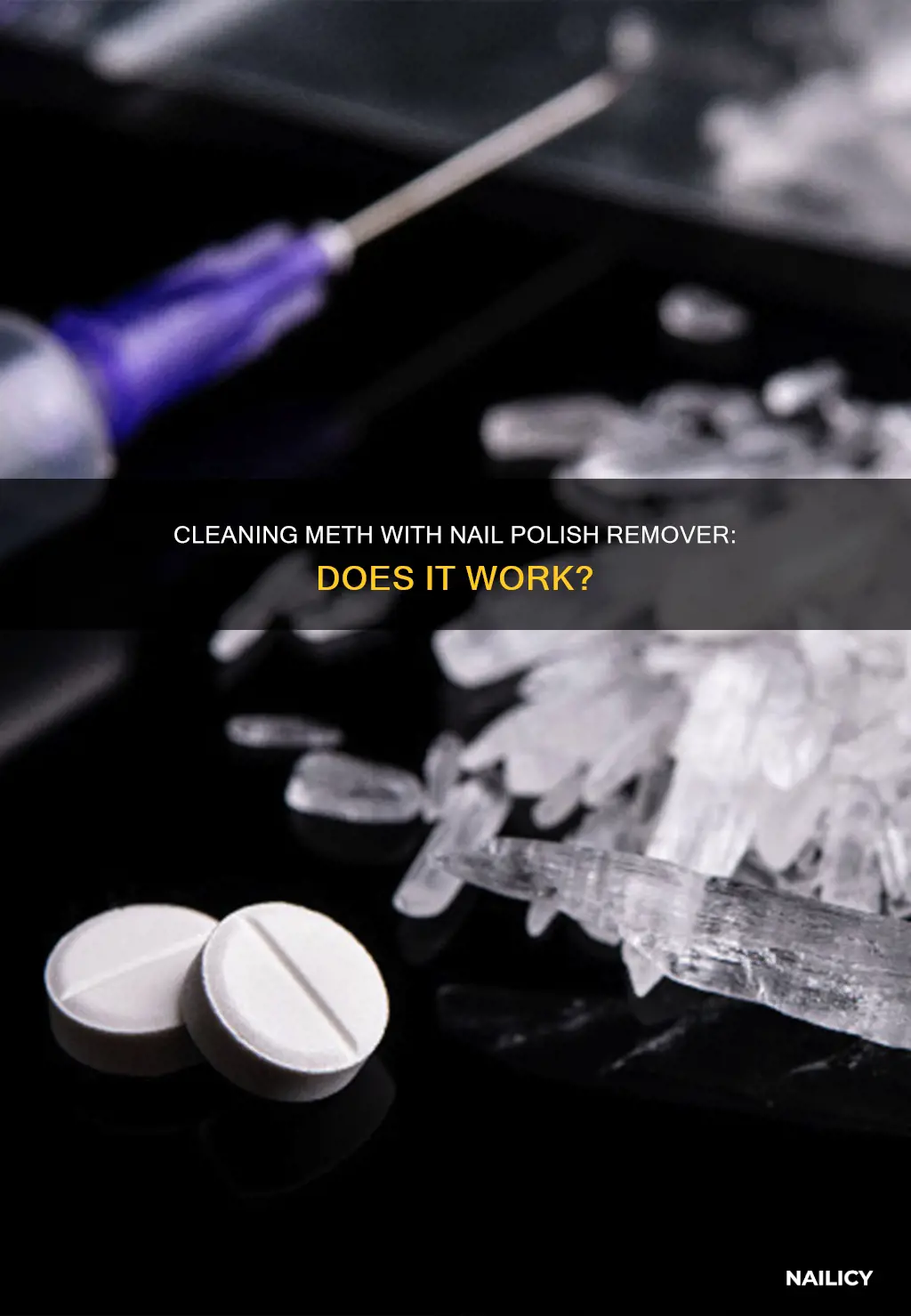 can i use nail polish remover to clean meth