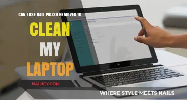 How to Clean Your Laptop Safely With Nail Polish Remover
