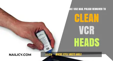 How to Clean VCR Heads with Nail Polish Remover?