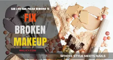 How to Fix Broken Makeup with Nail Polish Remover