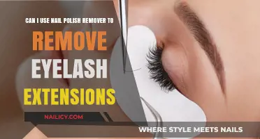 Nail Polish Remover: A Safe Way to Remove Eyelash Extensions?