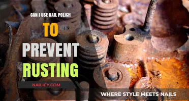 Nail Polish as Rust Preventative: Unconventional Hack or Effective Solution?