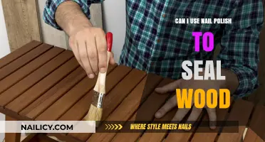 Nail Polish as Wood Sealer: Creative Hack or Crafty Mistake?