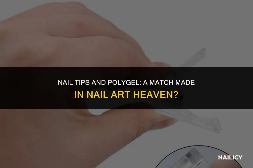 can i use nail tips with polygel