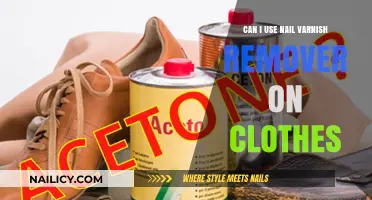 How to Remove Nail Varnish from Clothes