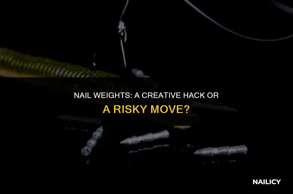 can i use nails as nail weights