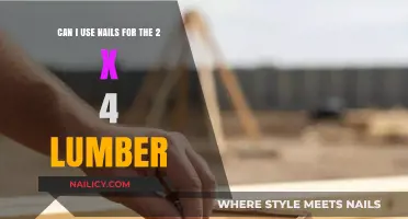 Nailing It: A Guide to Using Nails with 2x4 Lumber