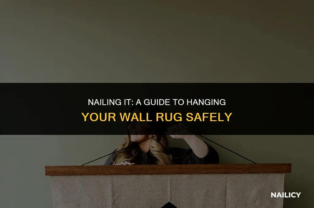 can i use nails to hang a wall rug