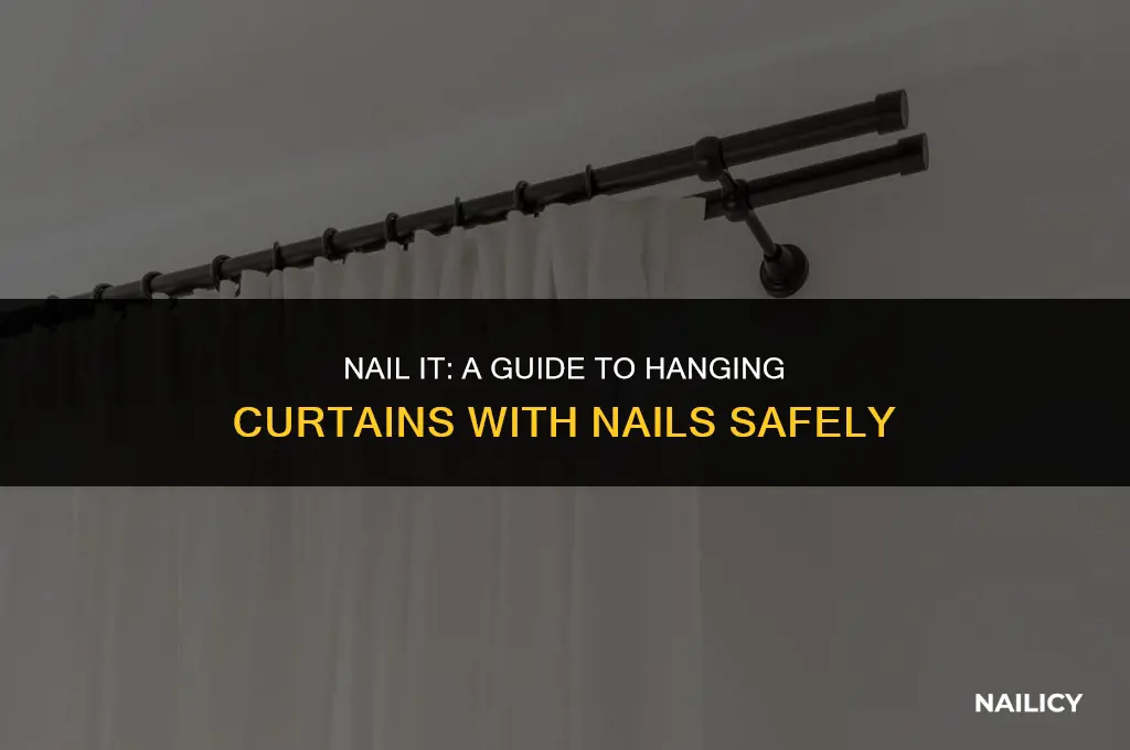 can i use nails to hang curtains