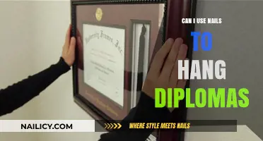 Diploma Display Dilemma: Nails vs. Alternatives for Hanging Success