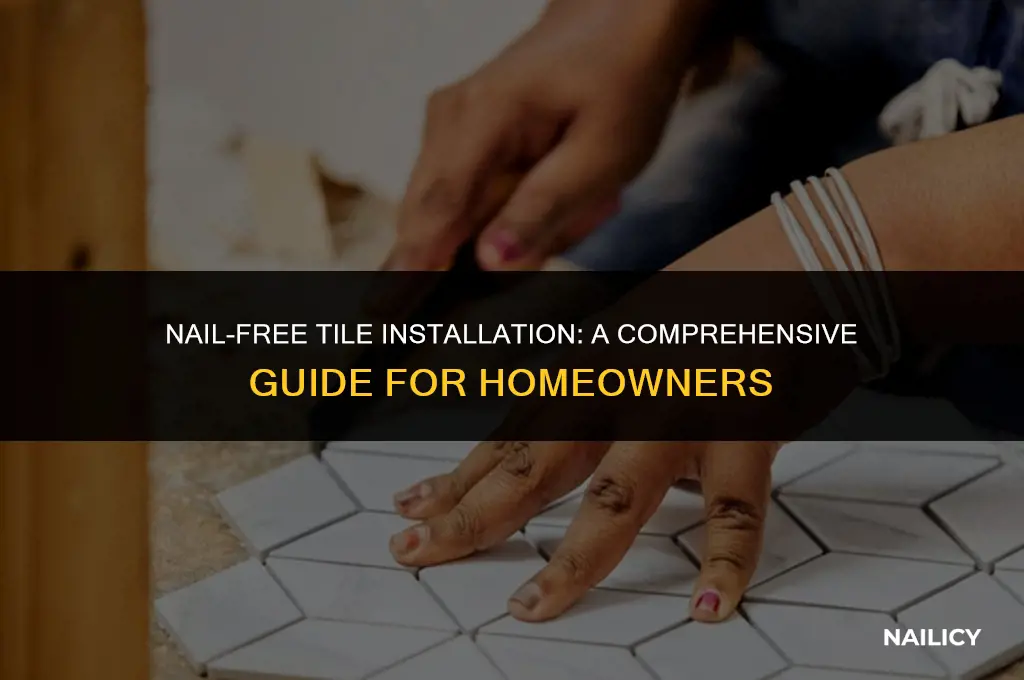 can i use no more nails for tiles