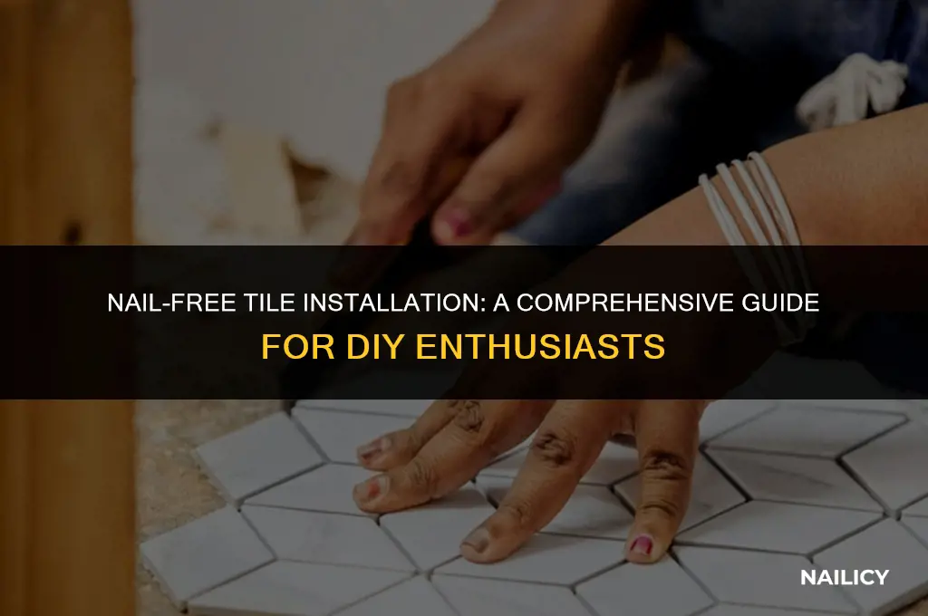 can i use no nails on tiles