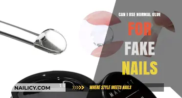 Nail Art Simplified: Can Normal Glue Replace Professional Adhesives?