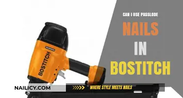 Can Passlode Nails Be Used in Bostitch Tools?