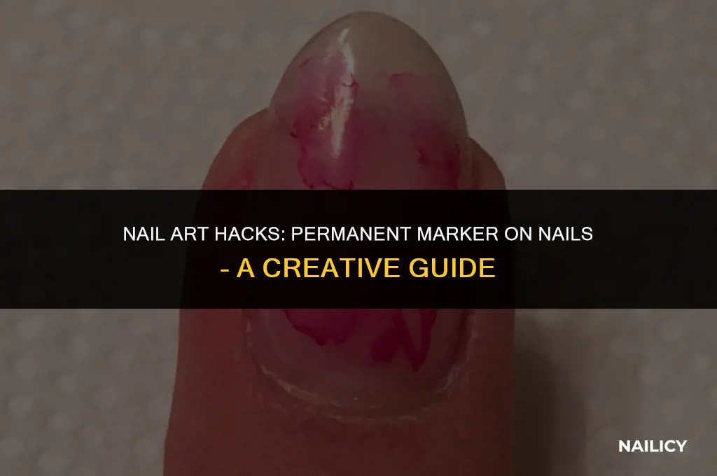 can i use permanent marker on my nails