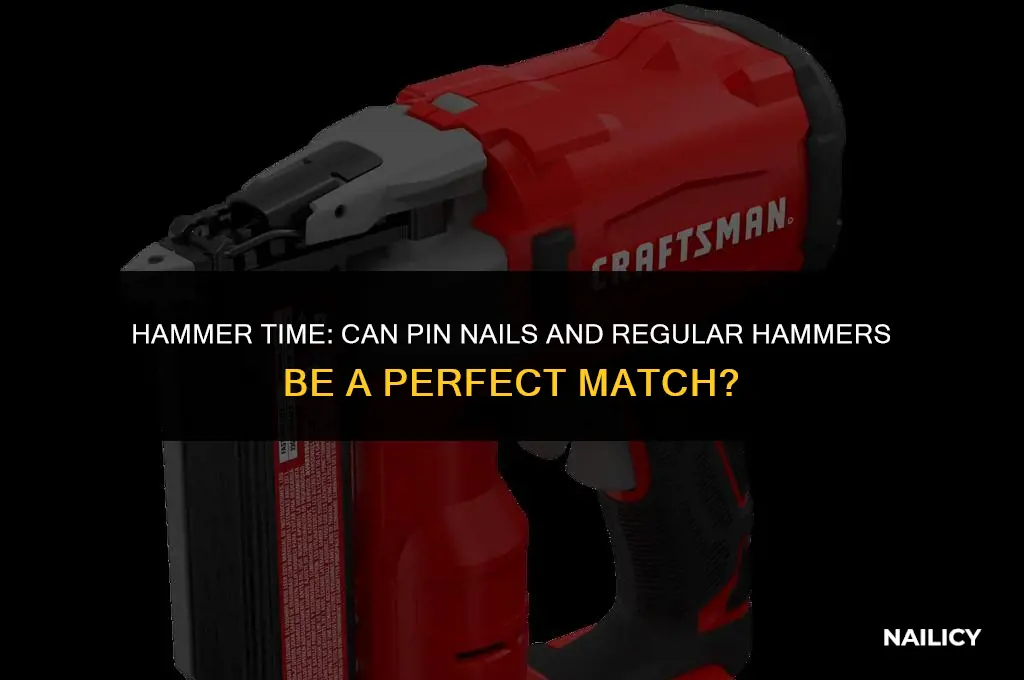 can i use pin nails with a regular hammer