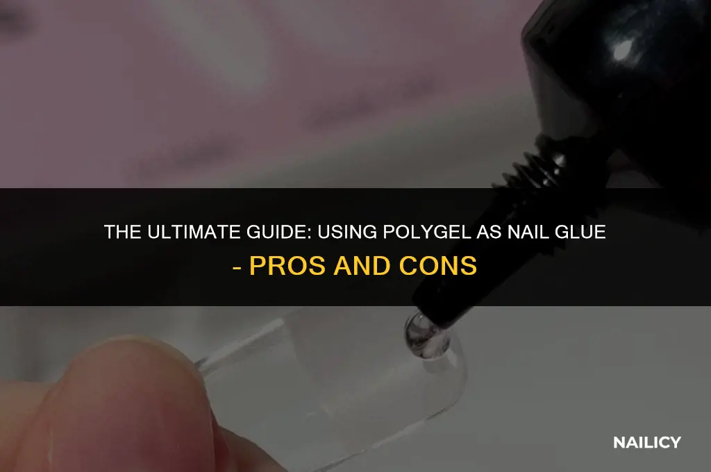 can i use polygel as nail glue