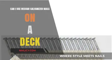 Deck Building Basics: Are Regular Galvanized Nails Suitable?
