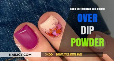 Using Regular Nail Polish Over Dip Powder: Tips and Best Practices