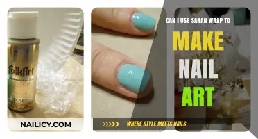 Creative Nail Art Hacks: Saran Wrap Technique Explained