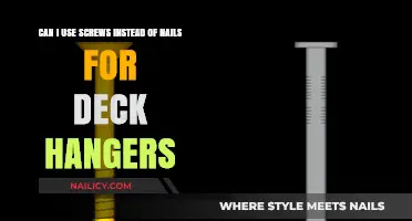 Screws vs. Nails for Deck Hangers: Which Fastener Reigns Supreme?