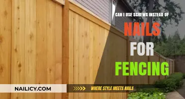 Screws vs. Nails for Fencing: Which Fastener Reigns Supreme?