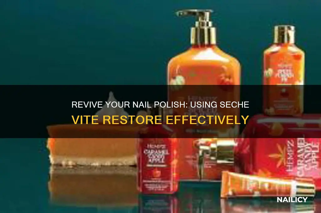 can i use seche vite restore for nail polish
