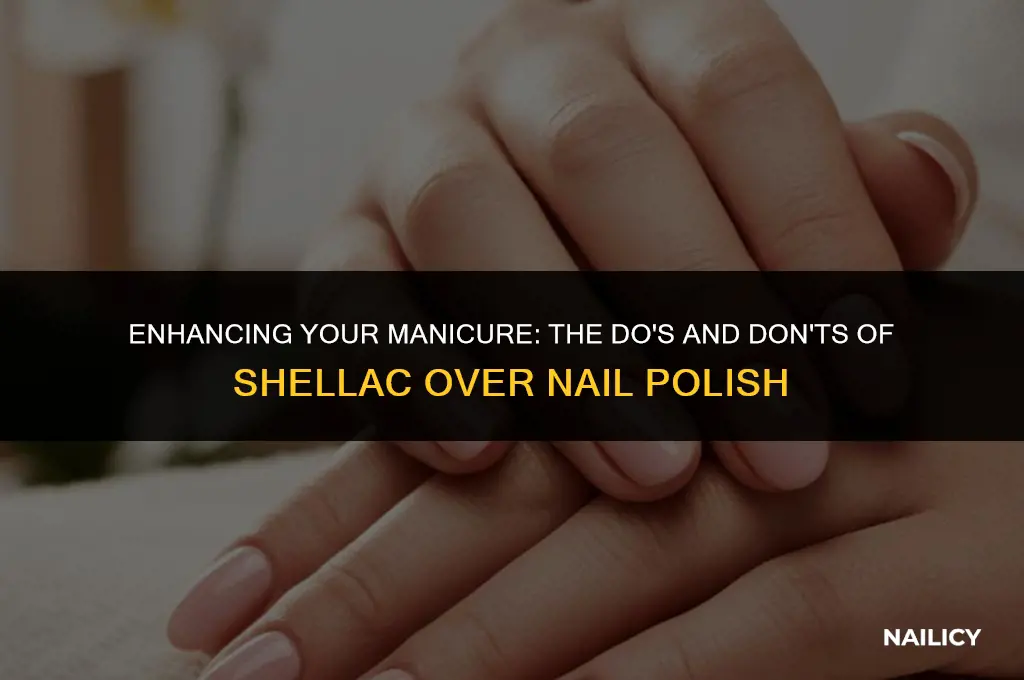 can i use shellac over regular nail polish