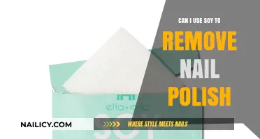 Soy Solution for Nail Polish Removal