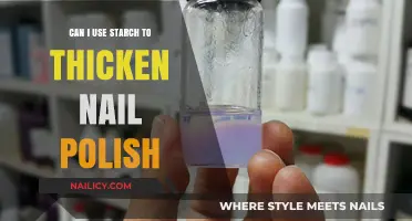 Using Starch to Thicken Nail Polish: A DIY Solution or Disaster?