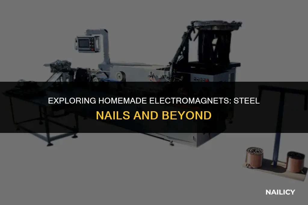 can i use steel nail to make electromagnet