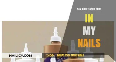 Nail Art Hacks: Tacky Glue's Surprising Role in Your Manicure