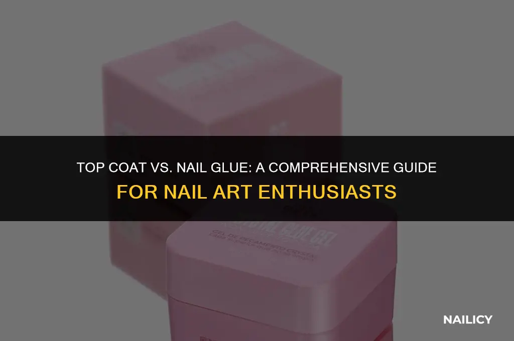 can i use top coat in place of nail glue