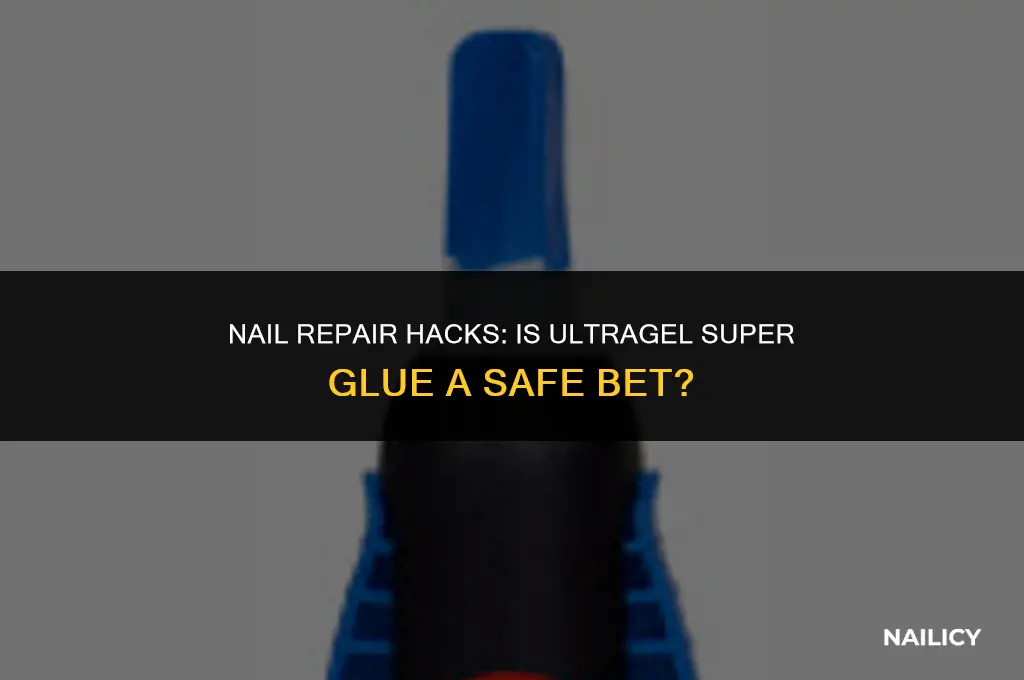 can i use ultragel super glue for nails