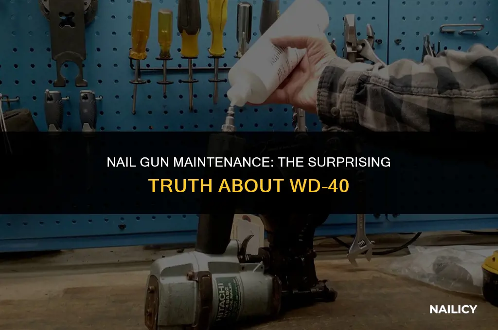 can i use wd40 on my nail gun