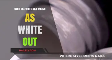 Using White Nail Polish as White-Out: Creative Fix or Messy Mistake?