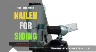 Siding Installation: Can a Finish Nailer Do the Job?